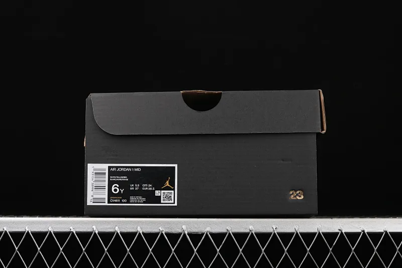 All categories Air Jordan Jordan series basketball shoes Air Jordan 1 Mid Air Jordan 1 Mid AJ1 Joe 1 mid-top white, yellow and pink candy color CV4611-100